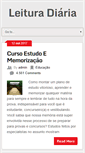 Mobile Screenshot of leituradiaria.com.br